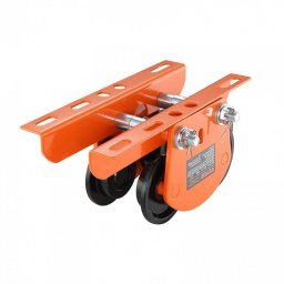 Carucior cu role pentru electropalan capacitate 1 Tona, latime reglabila 68-110 mm