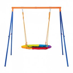 Leagan pentru copii, cadru otel A, max 200 kg, demontabil, 1810H x 2060 x 1830 mm