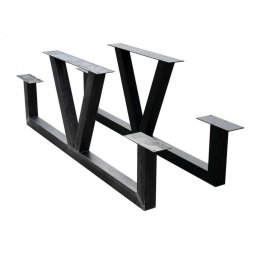 Mobilier interior Set 2 picioare pentru masa picnic Vivatechnix KRO-1197, dimensiune 700/400x70/25mm