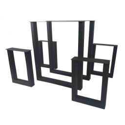 Mobilier interior Set 6 picioare pentru masa si banci Vivatechnix KRO-1198, dimensiune masa 720x600 mm, banca 420x300 mm