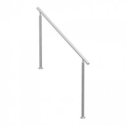 Mobilier interior Balustrada inox, 4-5 trepte Vivatechnix, Inaltime 1060 mm, lungime 1500 mm, pozitii reglabile