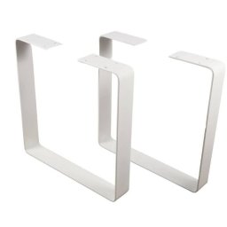 Mobilier interior Set 2 picioare pentru banci sau masute, Vivatechnix KRO-1172, dimensiune 40x35x5 cm, Alb