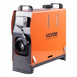 Sirocou diesel, Vevor All-in-One Bluetooth, 8kW, alimentare 12V DC, Telecomanda, 0.16-0.62 l/h, Rezervor 5 l