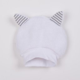 Luxury baby winter hat with ears New Baby Snowy collection, size 62 (3-6m)
