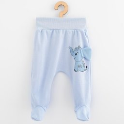 Cotton baby onesies New Baby Happy Elephant blue