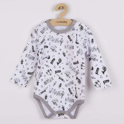 Baby long sleeve bodysuit New Baby Music, size 80 (9-12m)