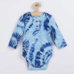 Baby body with long sleeves Nicol Tomi blue, size 62 (3-6m)