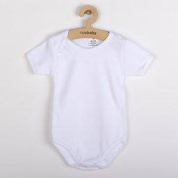 Luxury short sleeve body New Baby - white, size 92 (18-24m)