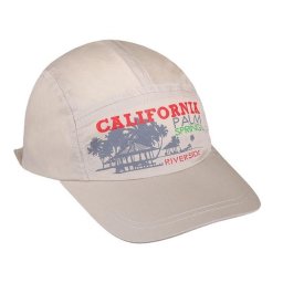 Summer baby cap New Baby California beige, size 110 (4-5y)