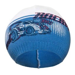 Autumn baby cap New Baby Racing dark blue, size 110 (4-5y)