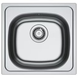 Chiuveta inox Franke SKL 610, dreptunghiulara, 1 cuva, 45.5x43.5x15 cm, adancime cuva 15 cm, Inox dekor, 101.0716.654