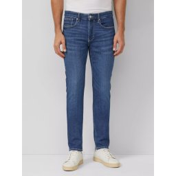 s.Oliver Blugi barbati Nelio, cu talie medie si croiala Slim fit, Albastru inchis (SELECTATI MARIMEA: 36, SELECTATI LUNGIMEA: 36)