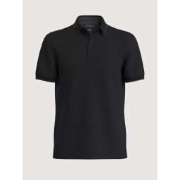 s.Oliver Tricou polo barbati cu detalii contrastante, Negru (SELECTATI MARIMEA: L)