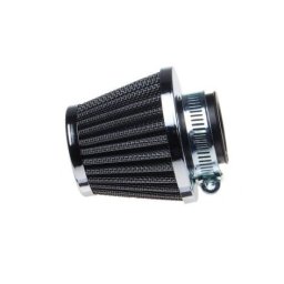 Filtru aer sport, conic, d.38 mm, cromat