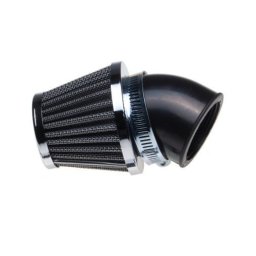 Filtru aer sport conic, d.48 mm, cot 45 , cromat
