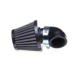 Filtru aer sport conic, d.35mm, cot 90 , culoare carbon