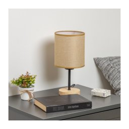 Lampă de masă Brilagi NUBILA WOOD 1xE27/25W/230V stejar/maro deschis