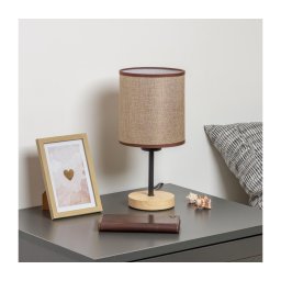 Lampă de masă Brilagi NUBILA WOOD 1xE27/25W/230V stejar/maro