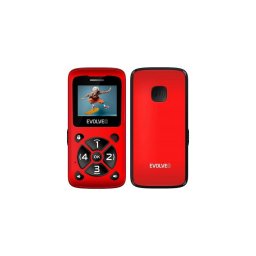 Evolveo EasyPhone ID - telefon mobil pentru seniori, roșu