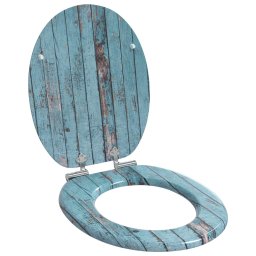 Capacul de toaleta albastru 43,8 x 37,8 cm Placa MDF GartenMobel Dekor