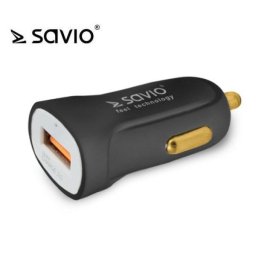 USB-A QC 3.0 12-24V18W Negru