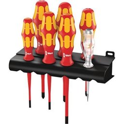 Wera 160 iS / 7 rack screwdriver set - Kraftform Plus + voltage tester