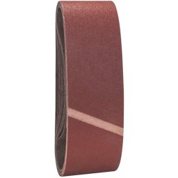 Bandă abrazivă pentru lemn și vopsea, 75 x 533 mm, granulație 60, 10 buc