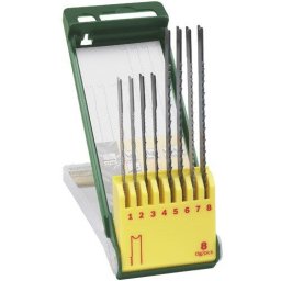 Set 8 panze fierastrau pentru taiere lemn/metal/plastic, 70-91 mm