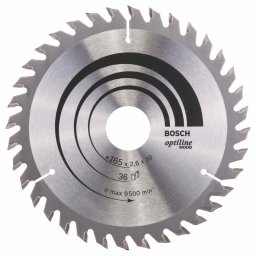 Lama de fierastrau circular pentru lemn, 165 x 30 x 2.6 mm, 36 dinti