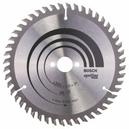 Panza ferastrau circular pentru lemn, 160 x 20 mm, 48 dinti