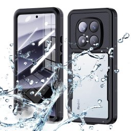 Husa Husa pentru Xiaomi Redmi Note 14 Pro 5G / Poco X7 - ShellBox Waterproof IP68 Case - Black