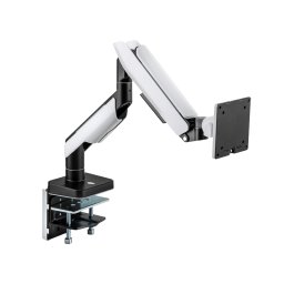 Suport monitor SUPORT de birou LOGILINK, pt 1 TV/monitor plat, diag. max 49 inch, rotatie, inclinare, orizontala, verticala, max 20 Kg, gas spring, negru-gri, "BP0162