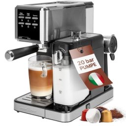 Espressor 501266, 1350 W, 20 bar, 1.2 l, Inox
