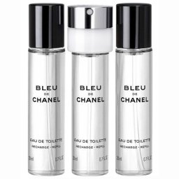 Set Channel Bleu, Barbati: 3 x Apa de toaleta Travel Sprays, 20 ml