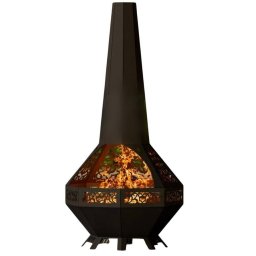 Incalzitor terasa Incalzitor de terasa/gradina, Vivatechnix KRO-1074, Otel, Negru, 1573x706x762 mm, grosime 3 mm