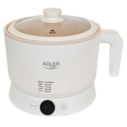 Oala Electrica Multifunctionala AD 6422 Capacitate 1L 4 Functii Display LED Putere 800W Alb/Bej