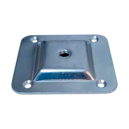 Conector metalic pentru fixarea piciorului de mobilier