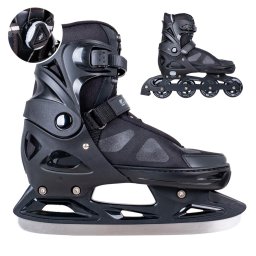 Patine 2in1 cu sistem de strangere FITGO inSPORTline Noctys