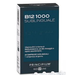 Vitamina B12 1000 MCG 60 comprimate sublingual Principium Bios Line