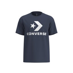 CONVERSE Tricou bleumarin / alb