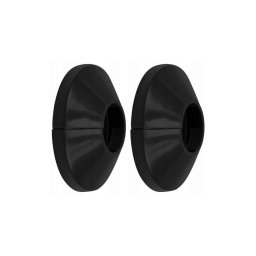 Set 2 rozete pentru mascare tevi, Tycner 2873, diametru 22 mm, negru