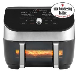 Friteuza cu aer cald Vortex Plus 8.5 VersaZone Clear Cook 1700W, 6 functii, cosuri detasabile, SyncCook & Finish, Instant Pot