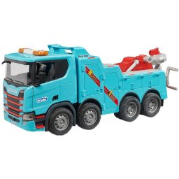 BRUDER Scania Super 560R recovery and towing truck with light and sound module