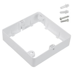 Adaptor Maclean montat la suprafață, pentru panou LED 18W, pătrat, 170*170*38mm, MCE379 S