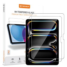Folie pentru iPad Pro 11 (2024) / iPad Pro 11 (2025) (set 2) - Techsuit ArmorGlass CrystalHD - Clear