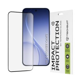 Husa Folie pentru Oppo Reno 15F / Reno15 FS 5G - Techsuit 111D Full Cover / Full Glue Glass - Black