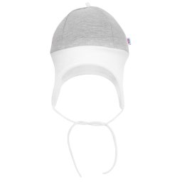Baby cap New Baby The Best grey, size 74 (6-9m)