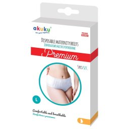 Disposable postpartum panties Akuku PREMIUM size. L 5pcs, size L