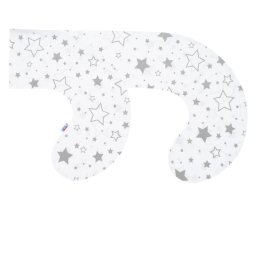C-shaped nursing pillow cover New Baby Stars grey