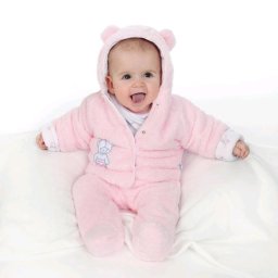 Winter coat New Baby Nice Bear pink, size 80 (9-12m)